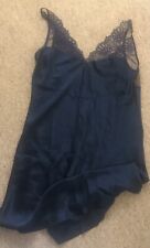 Navy silky lace for sale  WARE