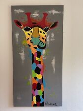 Giraffe wandkunst acrylbilder gebraucht kaufen  Rottendorf