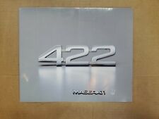 Maserati 422 brochure d'occasion  Expédié en Belgium