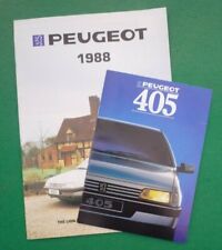 1988 peugeot brochures for sale  WYMONDHAM