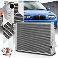 Radiador de refrigeração de alumínio 2 fileiras núcleo desempenho para 98-06 BMW E46 3-Series MT comprar usado  Enviando para Brazil