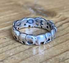 Small silver ring for sale  EVESHAM