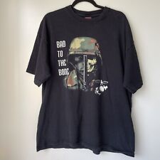 Camisa masculina vintage Soffe’s Choice Bad To The Bone Marines GG preta USMC militar comprar usado  Enviando para Brazil