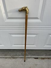 cane walking horse brass head for sale  Princeton