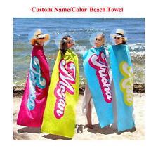 Personalised Custom Name Swim Beach Towel Surf Sports Club Special Unique Gift for sale  Shipping to South Africa