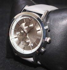 Relógio de pulso masculino Emporio Armani cronógrafo mostrador prateado com data quartzo comprar usado  Enviando para Brazil