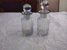 Pair small clear for sale  BRIDGEND