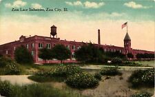 Postal Foto Antiguo Zion Encaje Industries Zion ciudad Illinois Illinois c1910, usado segunda mano  Embacar hacia Argentina