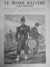 1882 tambour armee d'occasion  Saint-Etienne