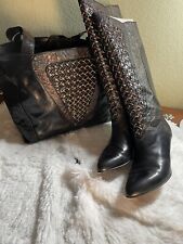 leather boots 8 italian 2 1 for sale  Tucson