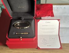 Cartier love bracelet for sale  WARE