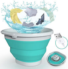 Used, Portable Washing Machine, Mini Washing Machine with 10L Foldable Laundry Bucket for sale  Shipping to South Africa