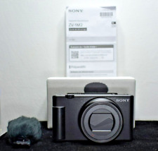Sony ZV-1 II M2 4K 20.1MP Digital Camera Black ZV1M2/B Used for sale  Shipping to South Africa