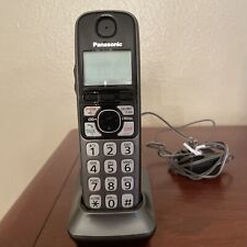 Panasonic Cordless Phone KX-TGA470 & Charging Dock PNLC1029 Black, used for sale  Shipping to South Africa