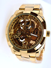 Relógio de luxo masculino Forsining esqueleto mecânico impermeável dourado comprar usado  Enviando para Brazil