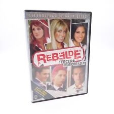 Rebelde - Temporada 3 (DVD, 2007, Conjunto de 3 Discos) Com Inserção comprar usado  Enviando para Brazil