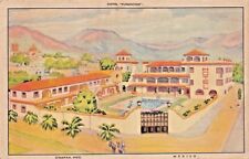 Zimapan Hildago México ~ Hotel Fundicion ~ Artista Tirado Tarjeta Postal 1948 segunda mano  Embacar hacia Argentina