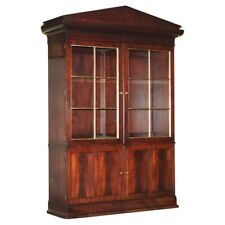 EXTRA LARGE RALPH LAUREN HENREDON ILLUMINATED DISPLAY CABINET AMERICAN MAHOGANY, used for sale  Shipping to South Africa