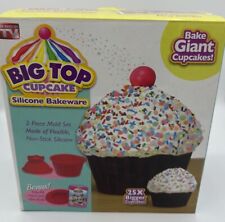 Big Top Cupcake Silicone Bakeware Como Visto na TV Molde de Cupcakes Superdimensionado para Bolo, usado comprar usado  Enviando para Brazil