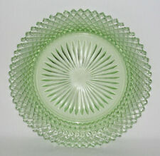 Plato de postre verde Miss America Glass Hocking segunda mano  Embacar hacia Argentina