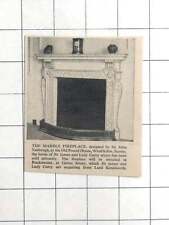 1956 marble fireplace for sale  Shipping to Ireland