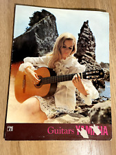 VINTAGE MUSICAL INSTRUMENT CATALOG 1971 YAMAHA CLASSIC and FOLK GUITARS for sale  Shipping to South Africa