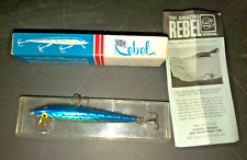 Isca de pesca Rebel Amazing Minnow F103 3 1/2" 1/4OZ CAIXA BANDEIRA ANTIGA ERA NORMANA, usado comprar usado  Enviando para Brazil