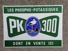 Plaque plastique POTASSE D'ALSACE LES PHOSPHO-POTASSIQUES...- no plaque émaillée d'occasion  Vesoul