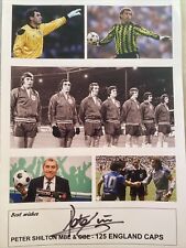 Peter shilton signed for sale  Shipping to Ireland