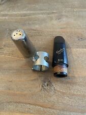 Bocal de clarinete Vandoren Paris B45 com tampa e ligadura de níquel vintage BOM comprar usado  Enviando para Brazil