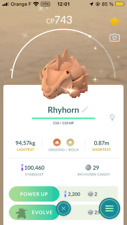 Pokémon shiny rhyhorn d'occasion  Pfaffenhoffen