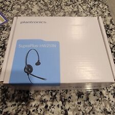 Fone de Ouvido Plantronics HW251N SupraPlus On the Ear Banda Larga - Preto, usado comprar usado  Enviando para Brazil