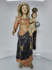 Antike holzfigur madonna gebraucht kaufen  Neukirchen-Vluyn
