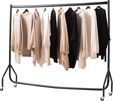 Used, 6ft Heavy Duty Clothes Rail Home Shop Garment Hanging Display Stand Rack for sale  Shipping to South Africa