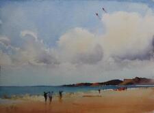 beach watercolour paintings for sale  LINCOLN