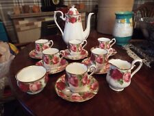 english rose tea set for sale  DUNDEE