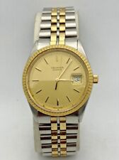 Vintage Novo TECHNOS Datejust Relógio de Quartzo Suíço Masculino 36mm 7j SS Ouro Jubileu comprar usado  Enviando para Brazil