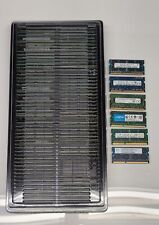 Lote (100) Memoria SODIMM para computadora portátil DDR3/3L de marcas mixtas/velocidad de 4 GB *Probado *QTY segunda mano  Embacar hacia Argentina