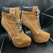 women high shoe s boot heel for sale  Caledonia