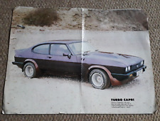 Ford capri poster for sale  SOLIHULL