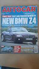 Autocar october 2002 for sale  BRIDGWATER