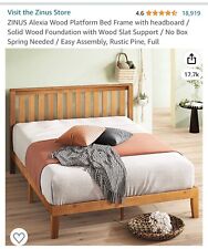 bed frame wooden box for sale  White Plains