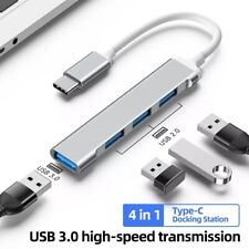 USB HUB 4 en 1 Type C vers USB 3.0 5Gbps, 4 ports adaptateur pour Apple MacBook comprar usado  Enviando para Brazil