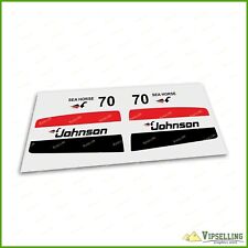 JOHNSON Outboards 70 HP  Motor High Cast Vinyl Decals Stickers Horsepower Kit for sale  Shipping to South Africa