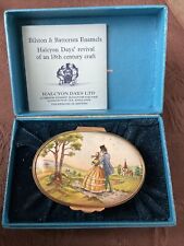 Used, halcyon days enamels box Bilston And Battersea Enamels for sale  DORCHESTER