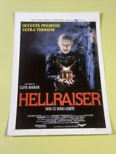 Hellraiser locandina poster usato  Bari