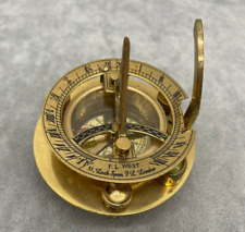 Brass compass mini for sale  LIVERPOOL