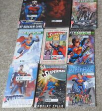 Lot of 9 Superman Graphic Novels. New Krypton, Birthright, Final Crisis +++ for sale  Shipping to South Africa
