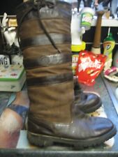 womens flat leather boots for sale  MARKET RASEN