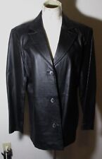 ladies black leather coat for sale  Los Angeles